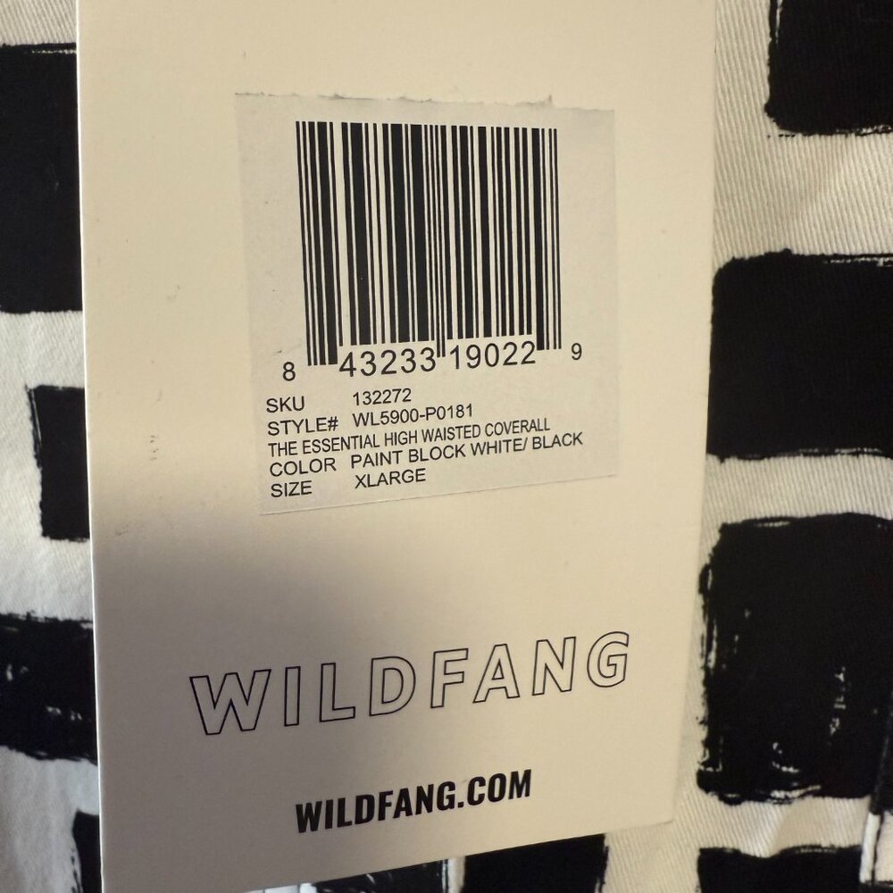 Wildfang Black and White Checkered Jumpsuit - Picture 4 of 6